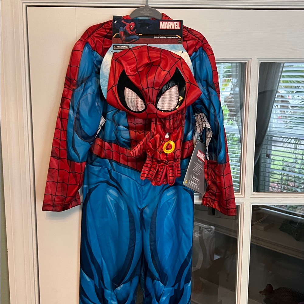 Marvel Spider-Man Kids Costume with Red and Blue